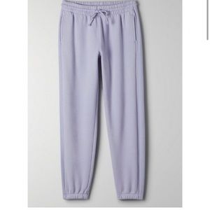 Aritizia Wilfred boyfriend purple sweatpants